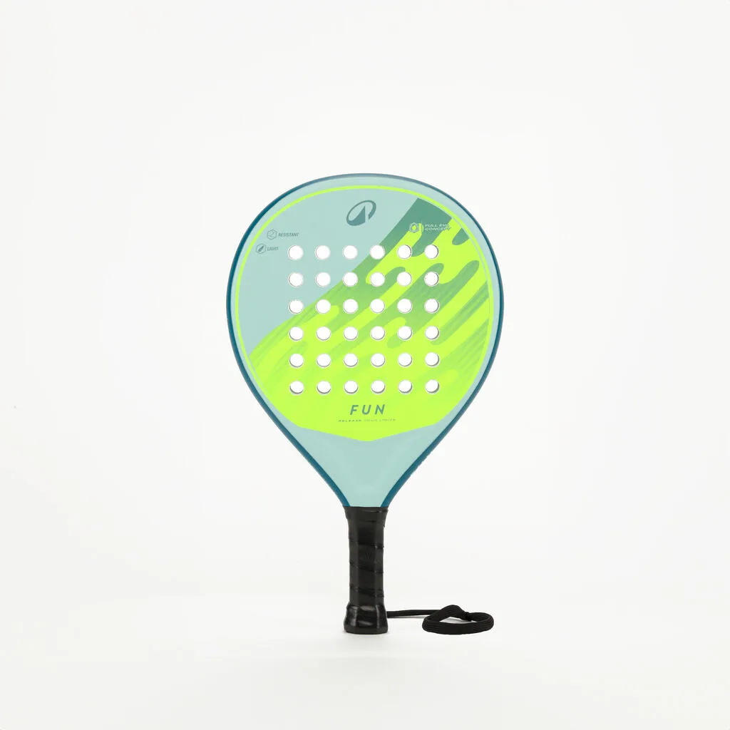 Kids' Padel Racket Ages 5-8 PR Fun - Blue/Yellow