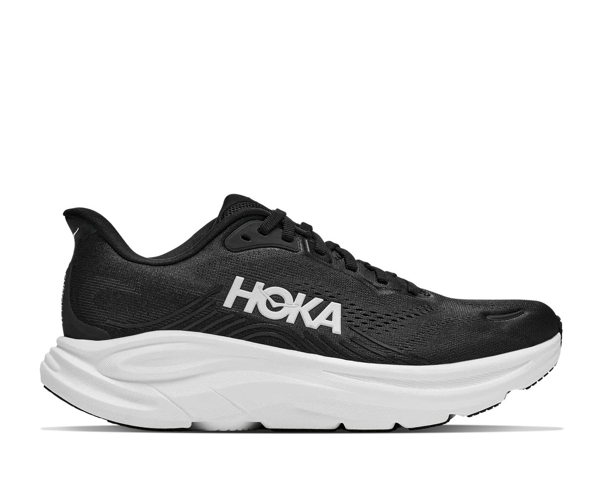 HOKA Women’s - Clifton 11 WIDE - Black / White