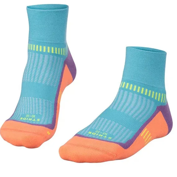 Unisex - Falke Stride Anklet Running Socks - Purple/ Blue